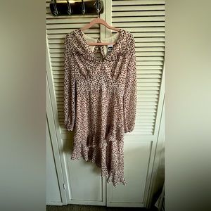 Floral Backless Urban Dress